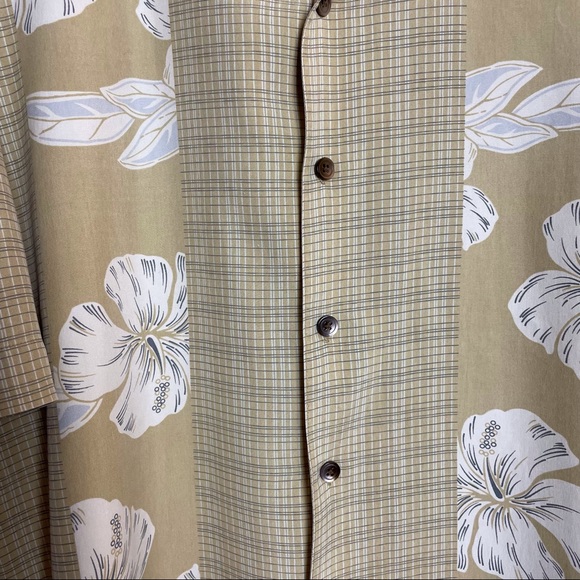 Paradise by Axis 100% Silk Shirt Size L - Picture 8 of 8